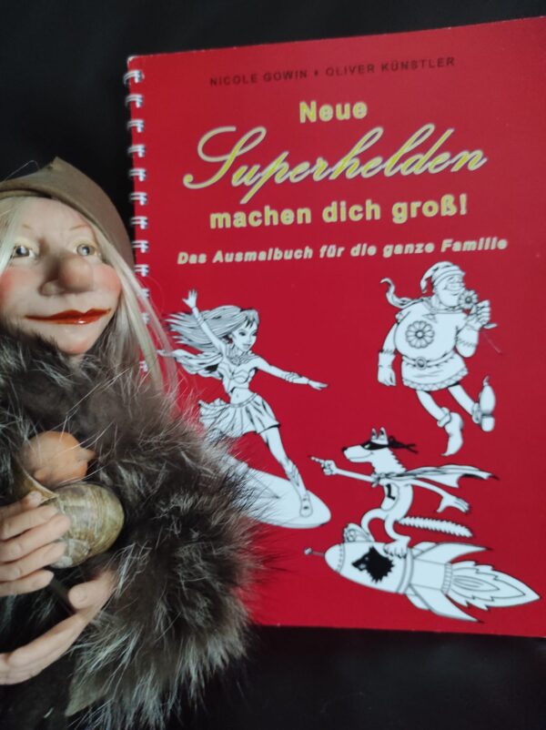 Malbuch - Neue Superhelden machen dich gross